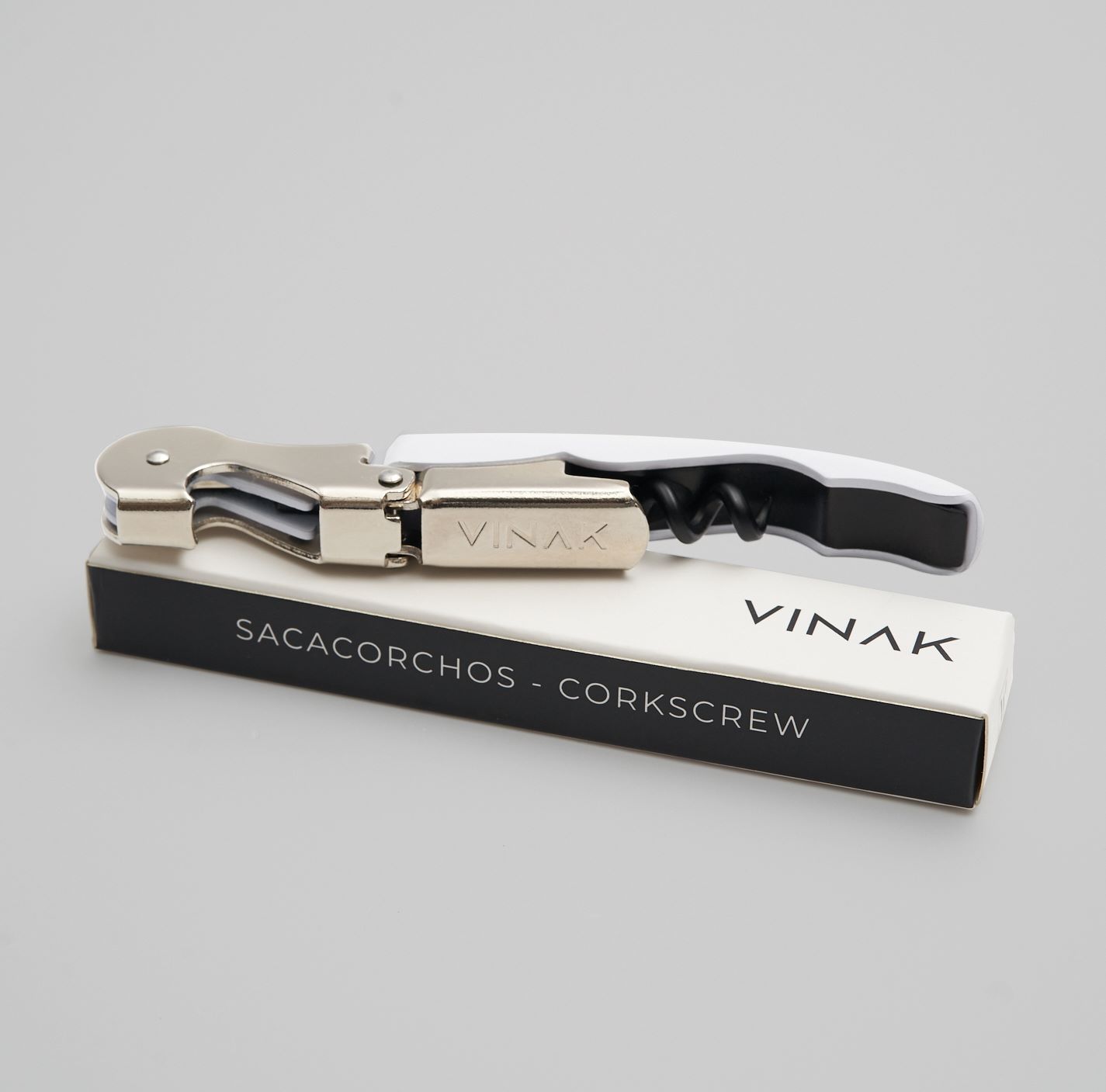 sacacorchos camarero blanco